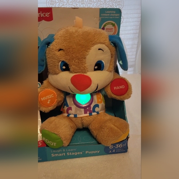 NIB Fisher Price laugh & learn smart stages puppy plush. 🐶 - Picture 1 of 6
